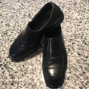 Black Leather Loafers